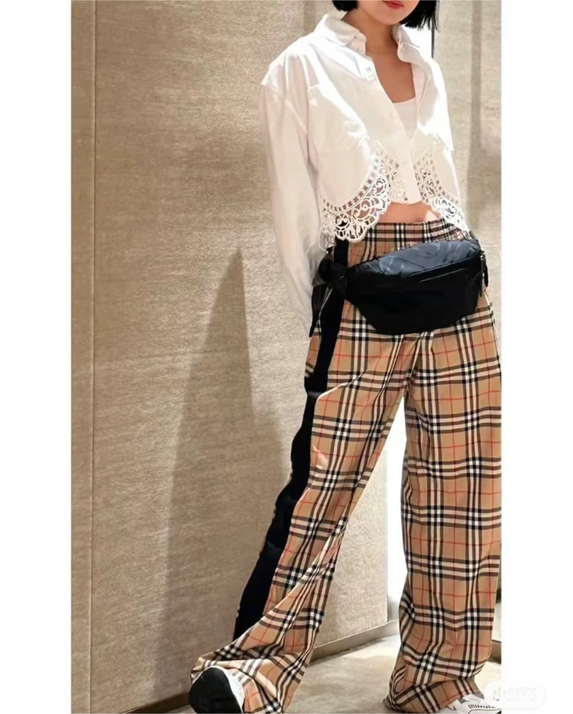 Authentic Burberry Check Track Pants - photo 3