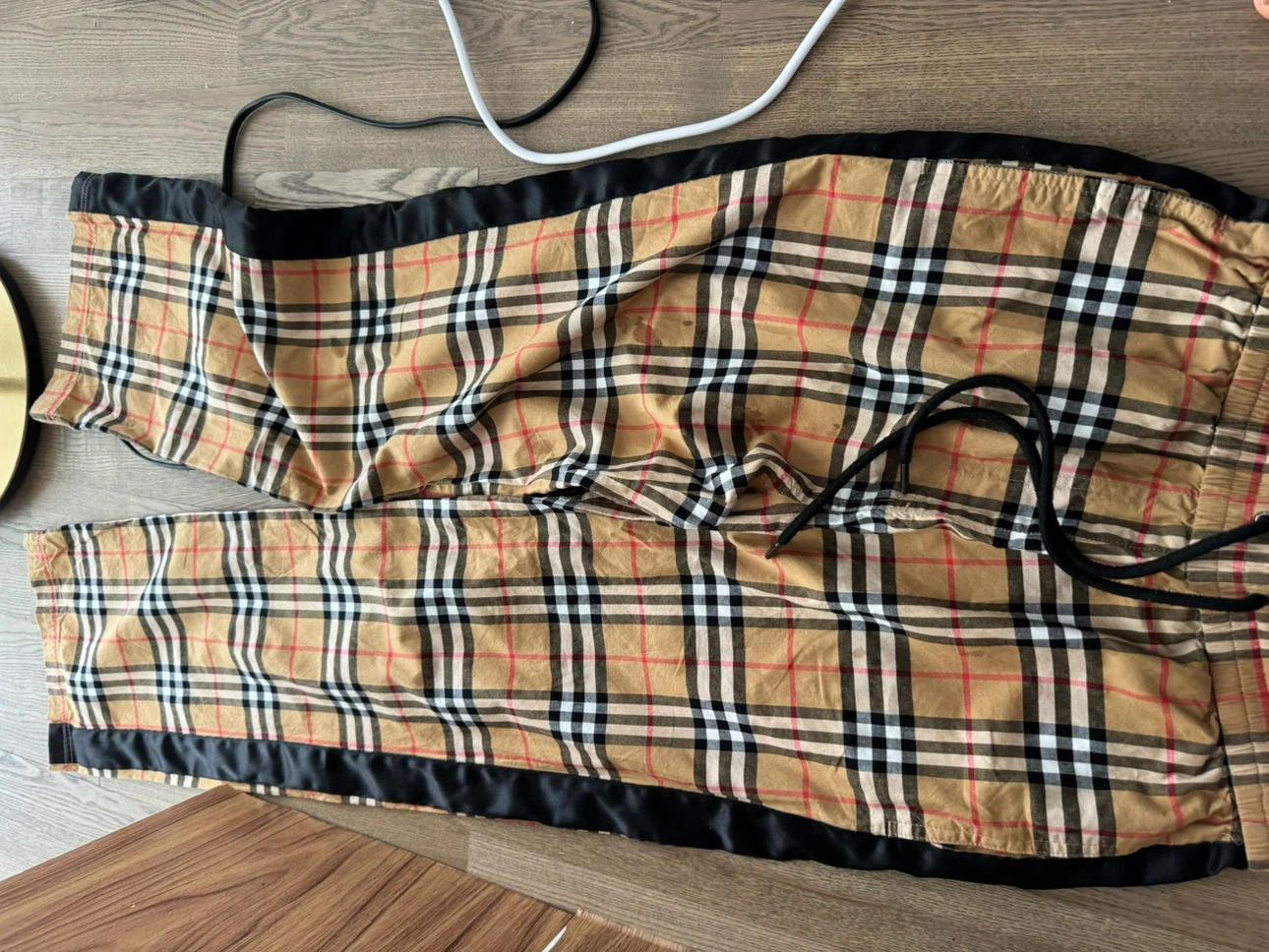 Authentic Burberry Check Track Pants - photo 5