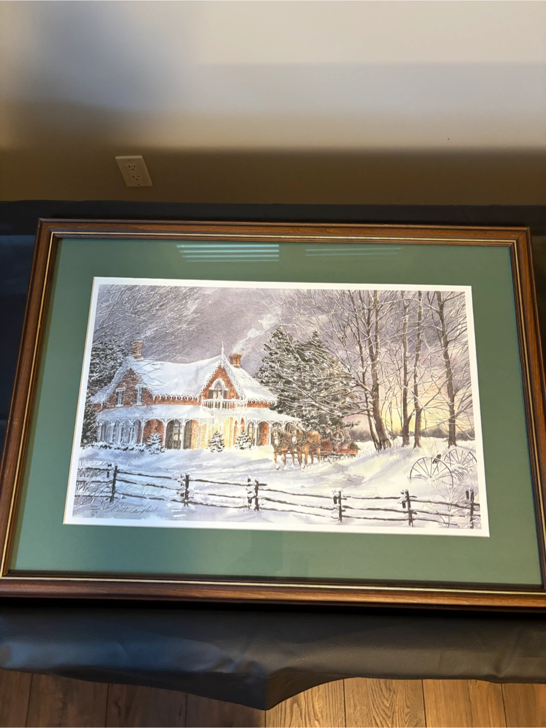 Walter Campbell Framed Winter Print