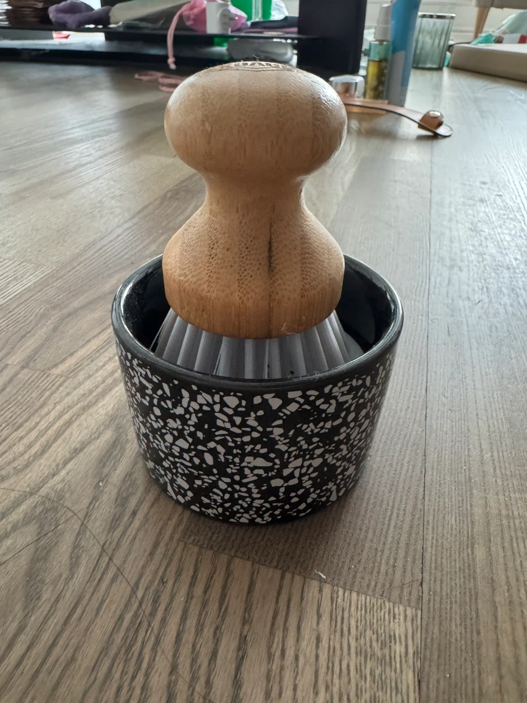 bundle Javex bamboo dish brush and container - photo 2
