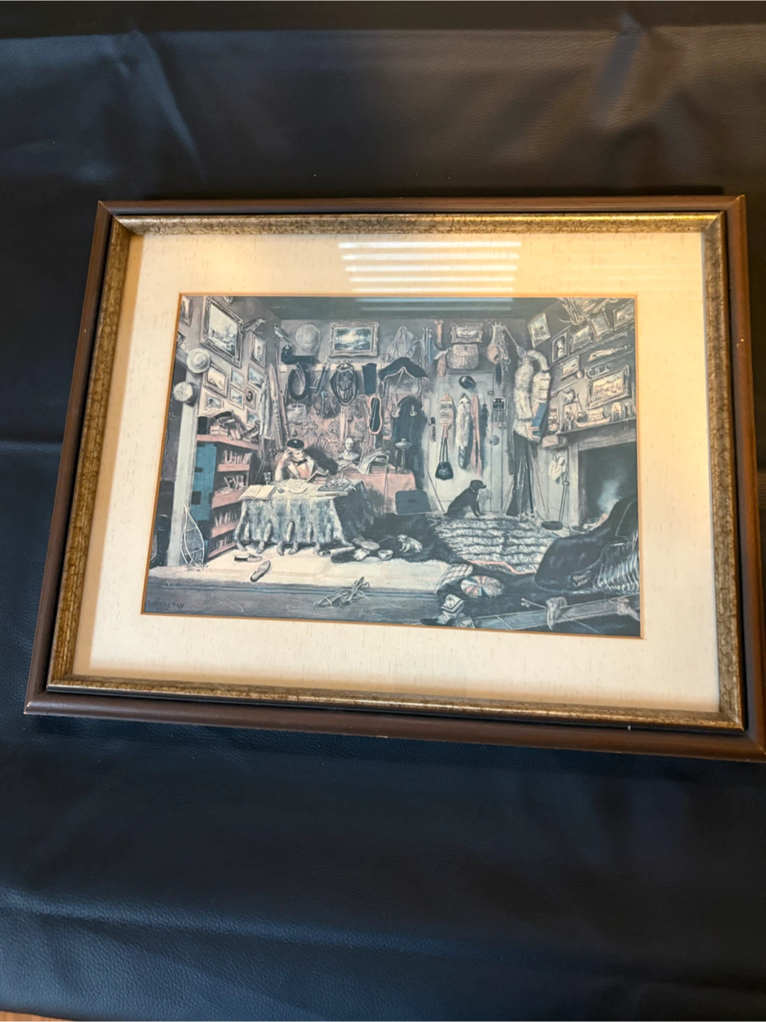 Set of two vintage C. Kreighoff art prints