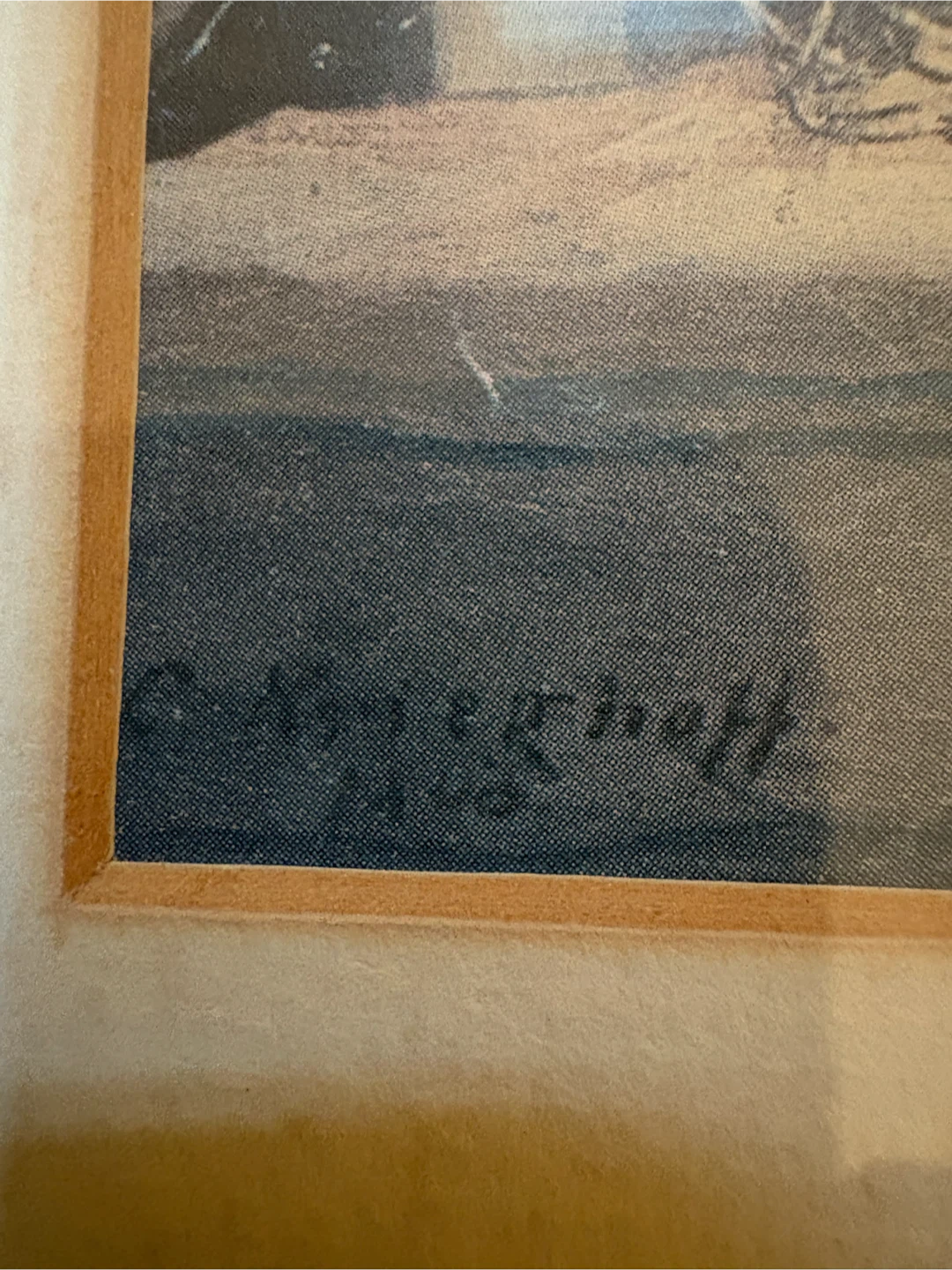 Set of two vintage C. Kreighoff art prints - photo 3