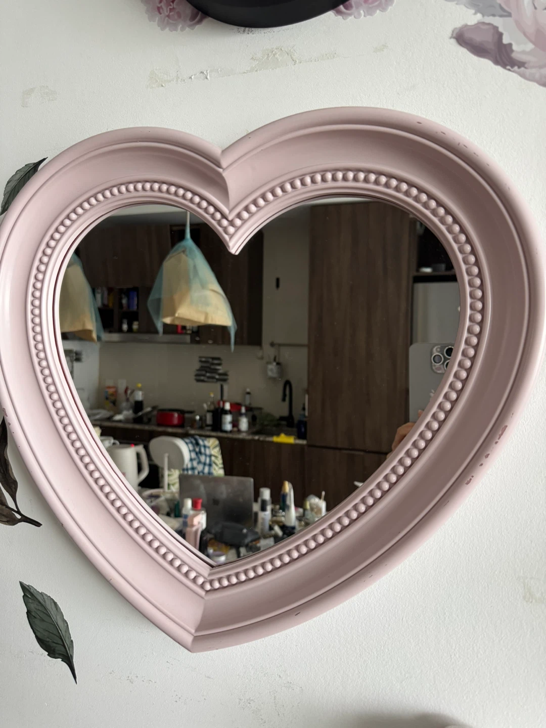 Pink Heart Wall Mirror - photo 4