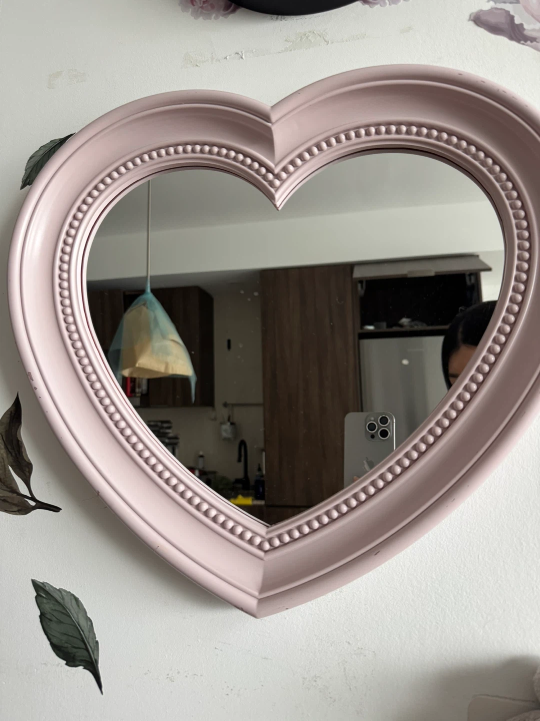 Pink Heart Wall Mirror - photo 2