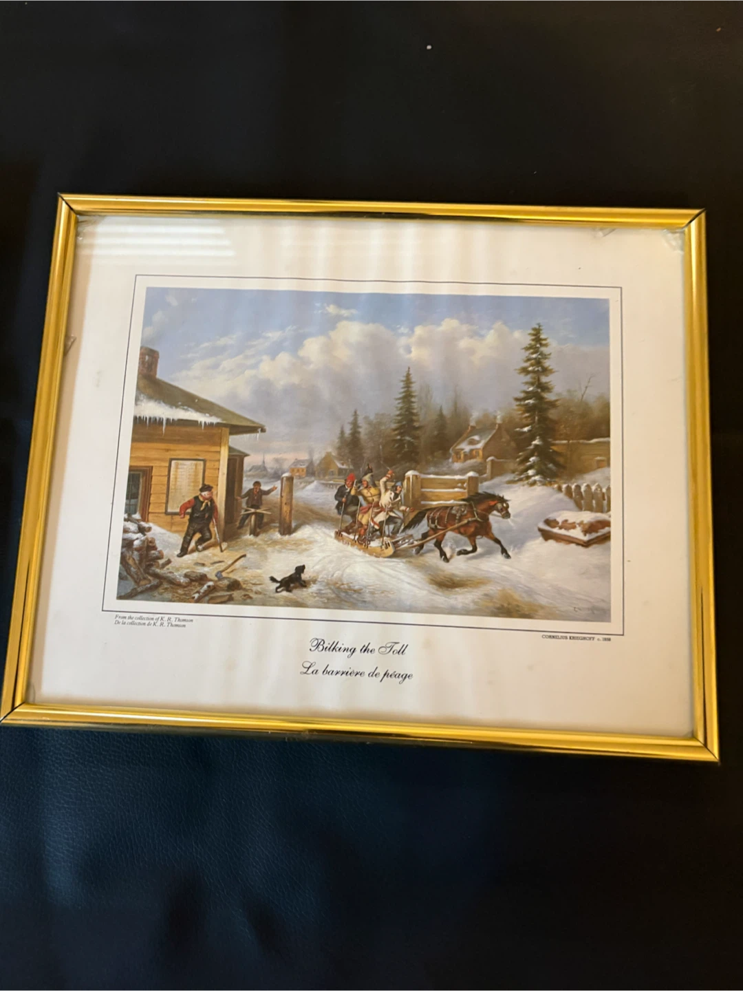3 Cornelius Krieghoff Framed Art Prints - photo 3