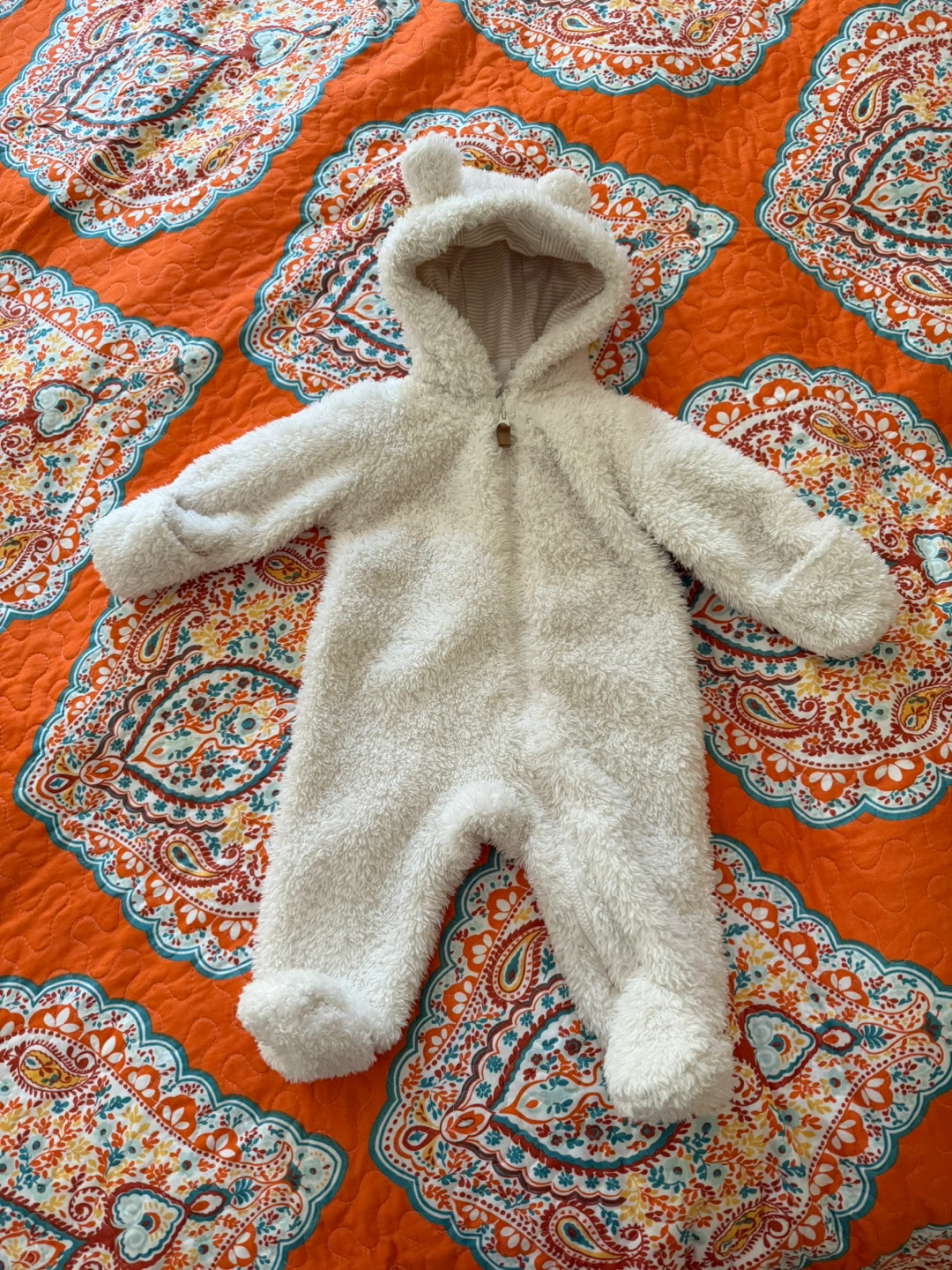 Carters baby teddy snowsuit bunting 3 months infant fall winter
