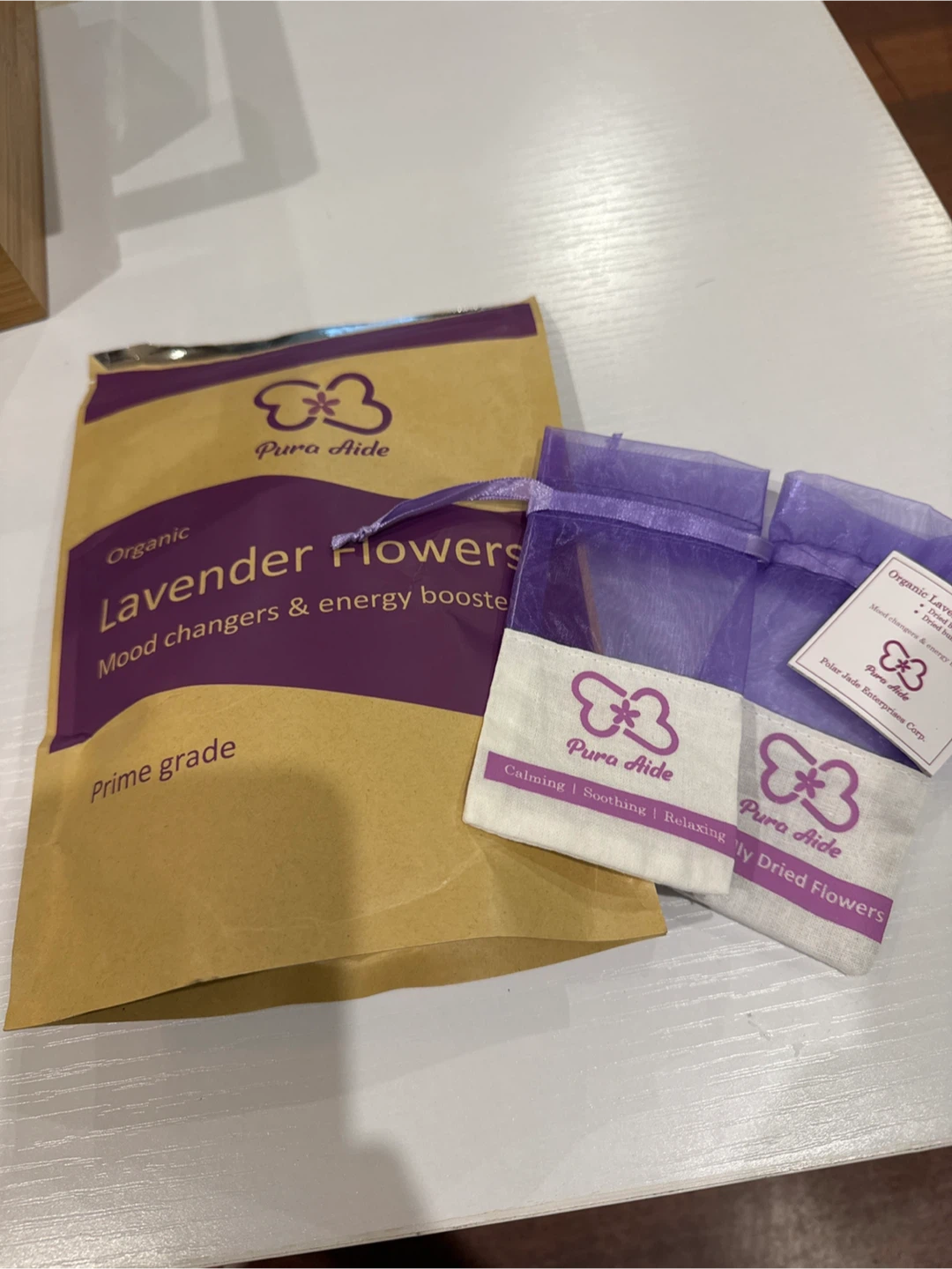 Organic Lavender Flowers with Sachets