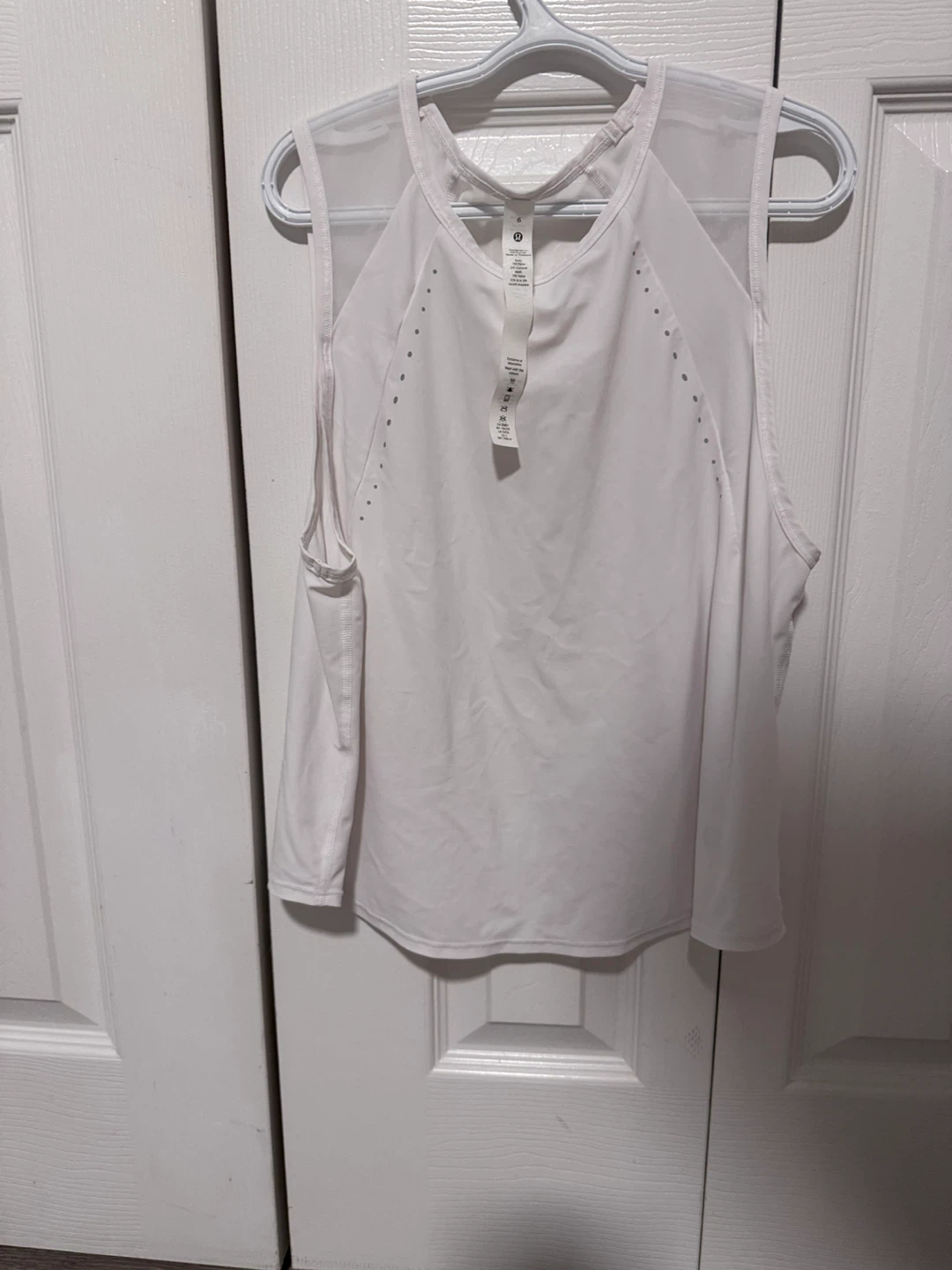 Lululemon Sculpt Tank Top Size 6 White