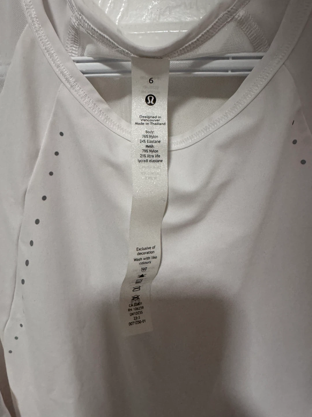 Lululemon Sculpt Tank Top Size 6 White - photo 2