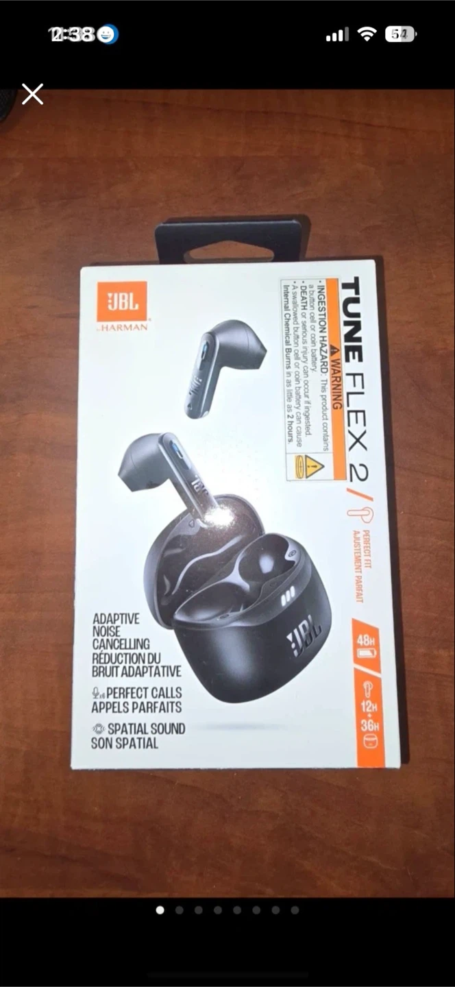 JBL Tune Flex 2 Noise Cancelling Earbuds