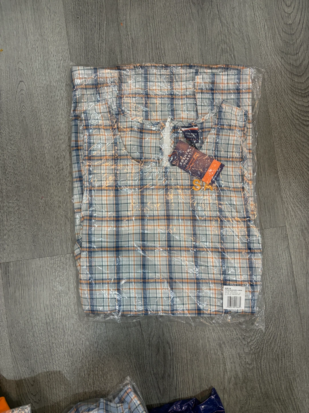 French Toast Plaid Jumper Size 16 - photo 2