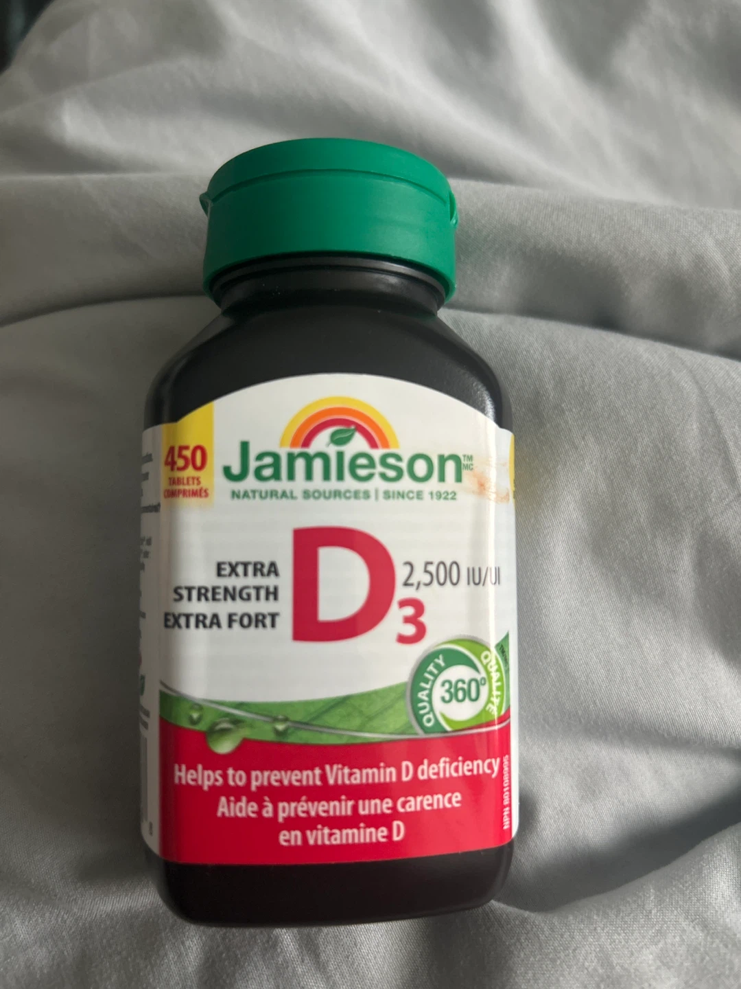 Jamieson Vitamin D3 2,500 IU 450 Tablets