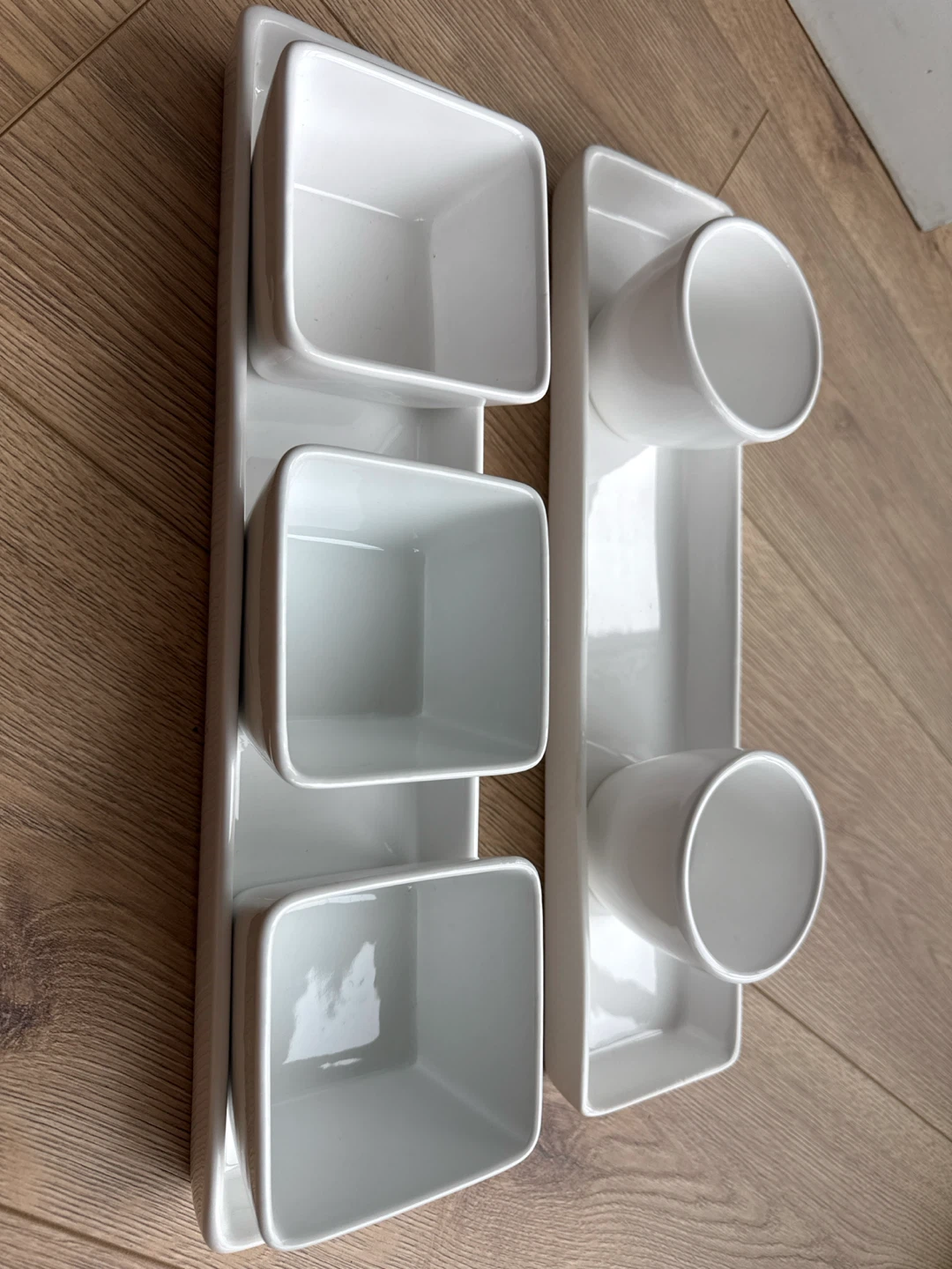White Porcelain Serving Set