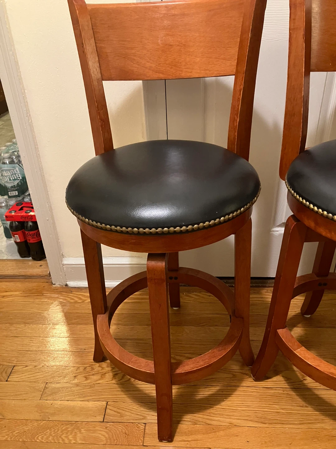 Set of 2 Swivel Bar Stools - photo 2