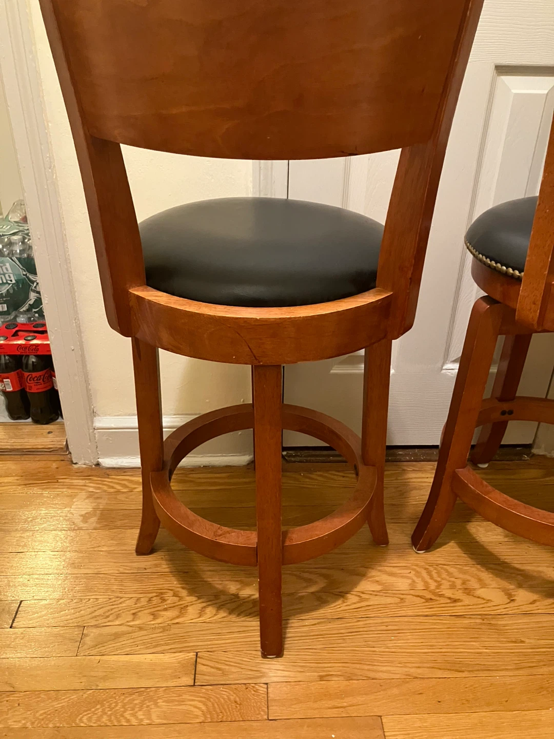 Set of 2 Swivel Bar Stools - photo 4
