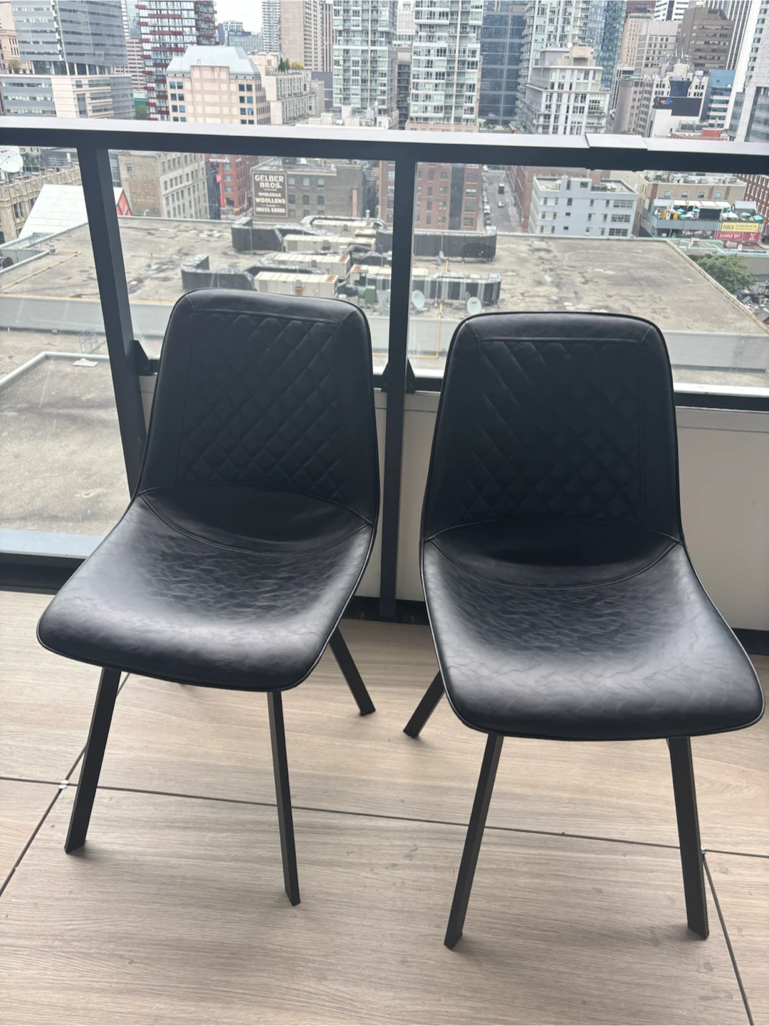 Two Structube Mali Dining Chairs - photo 4
