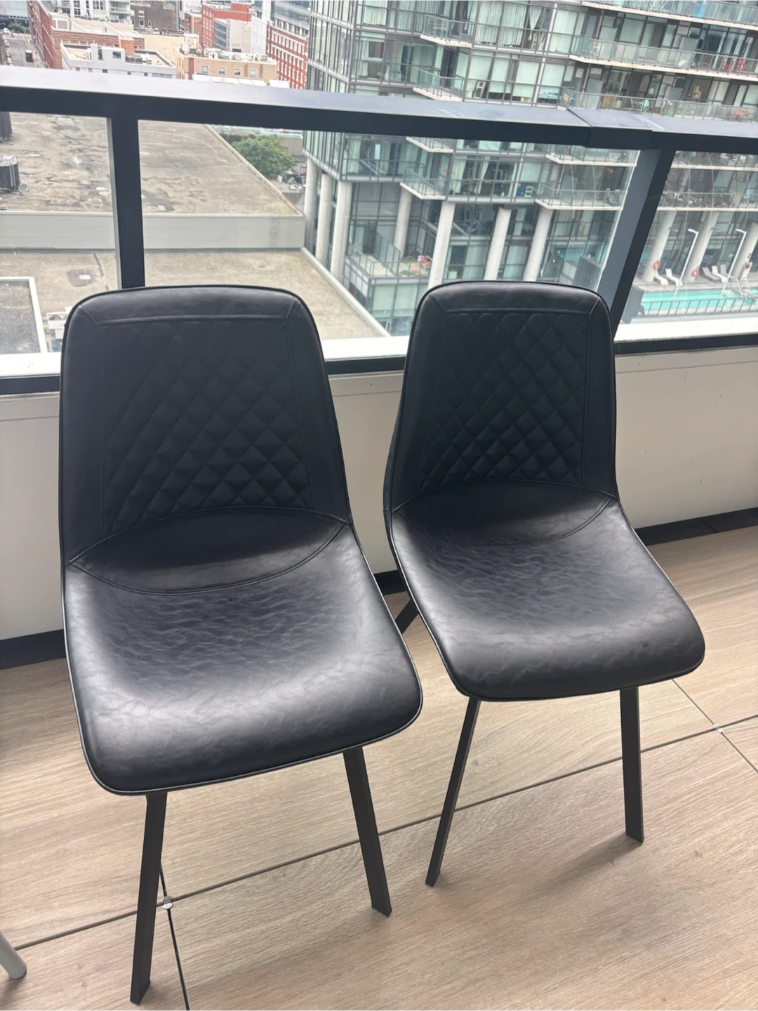 Two Structube Mali Dining Chairs - photo 5