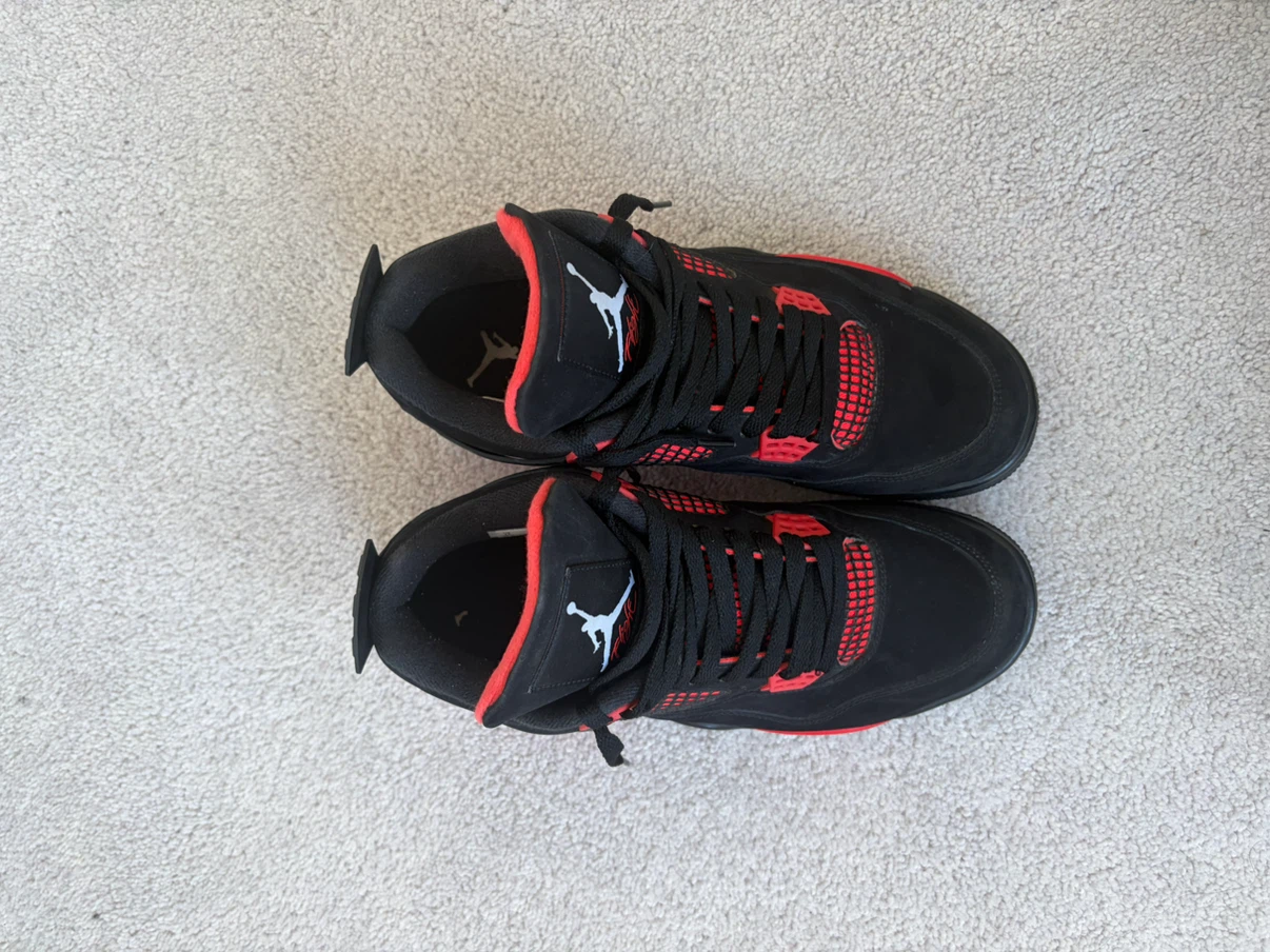 Nike Air Jordan 4 Retro Red Thunder - Size 11 US - No box - photo 2