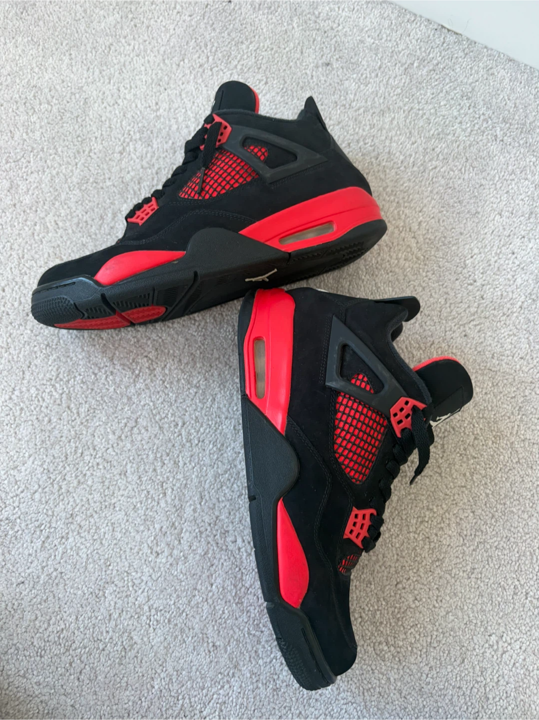 Nike Air Jordan 4 Retro Red Thunder - Size 11 US - No box - photo 4