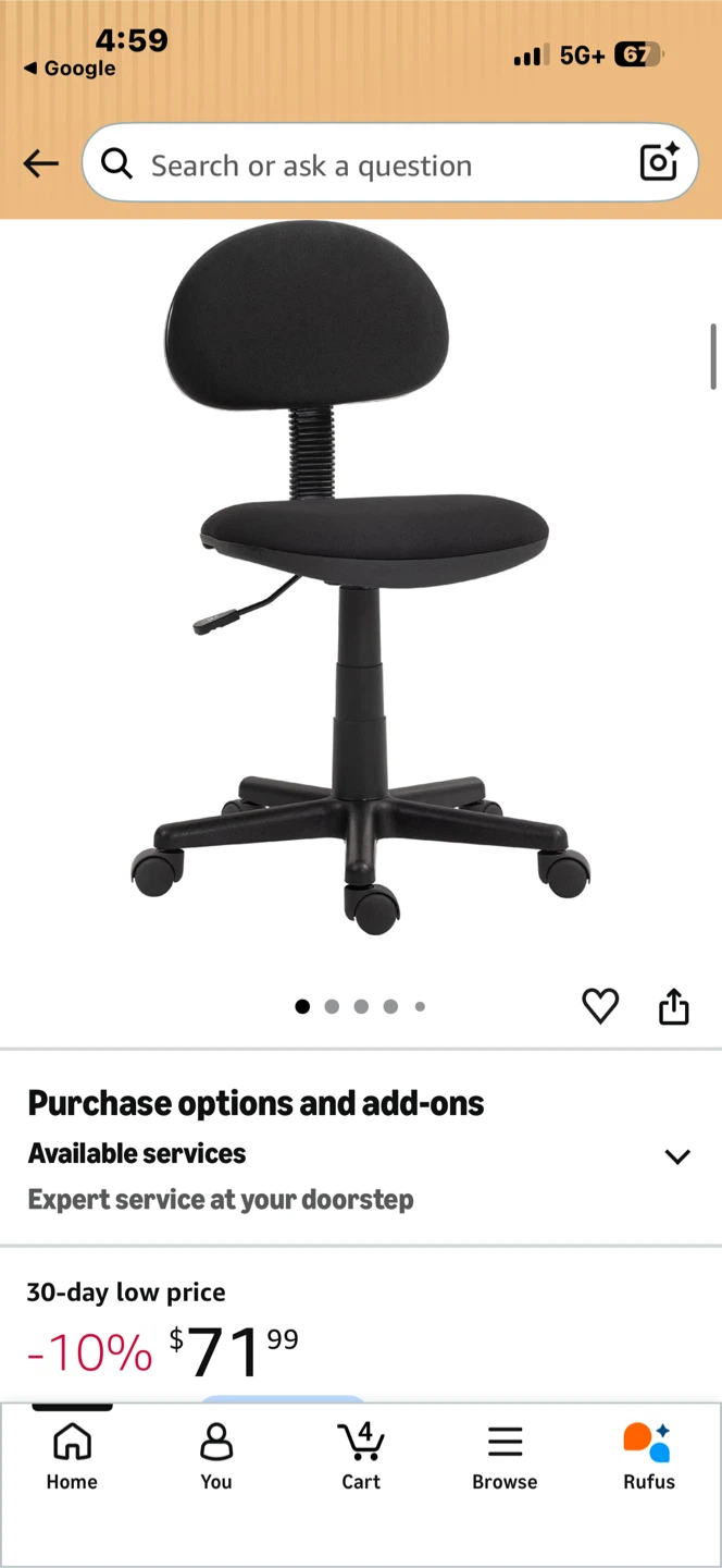 Mainstays Office Chair - photo 4