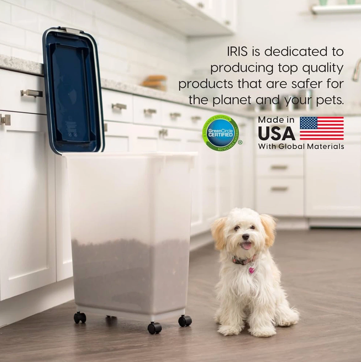 Large Plastic Pet Food Storage Bin