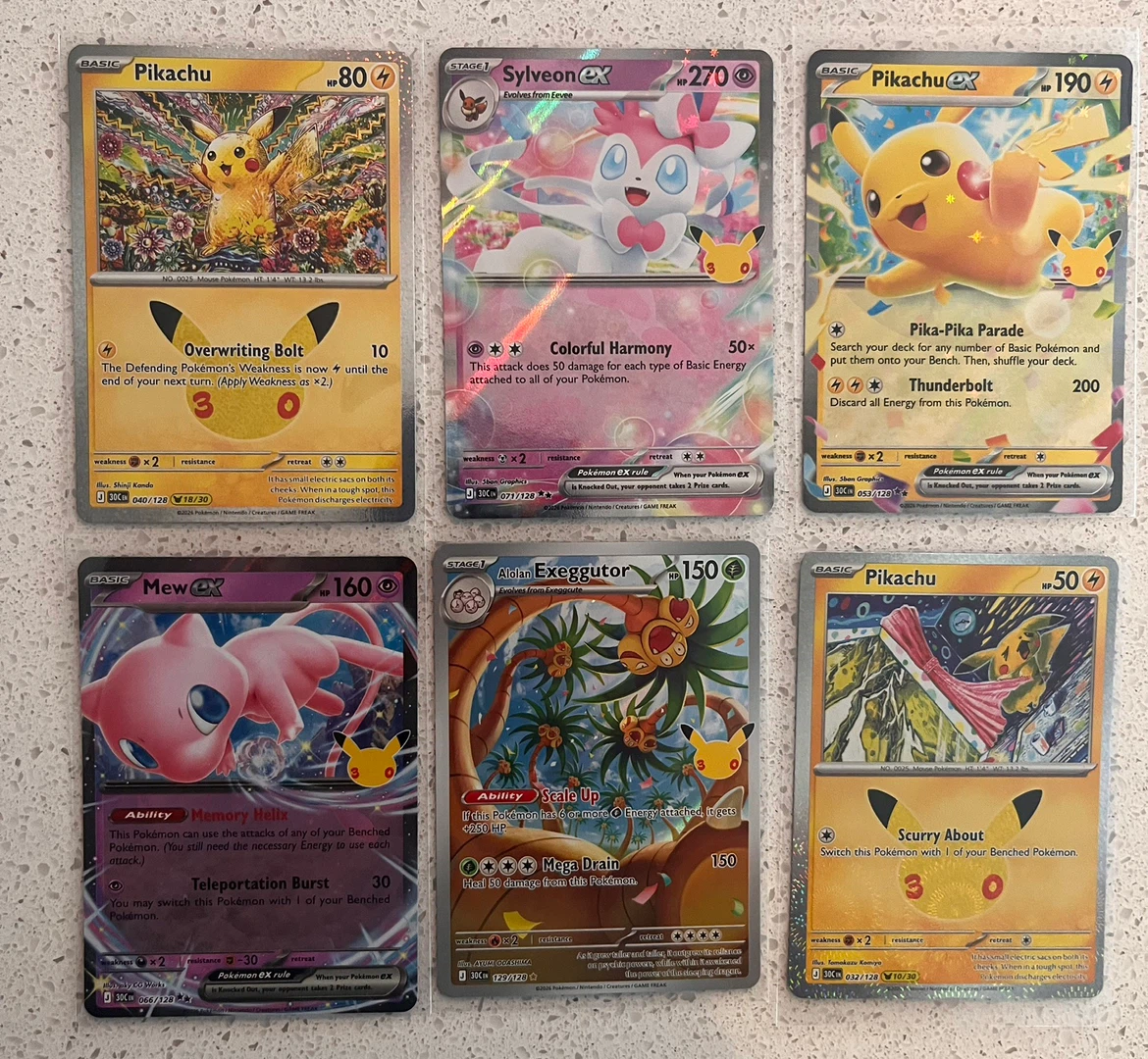 30th Anniversary Pokemon Singles - photo 2