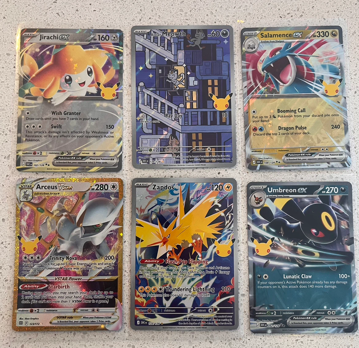 30th Anniversary Pokemon Singles - photo 3