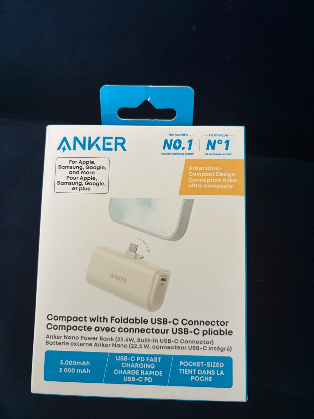 Anker Nano Power Bank 5,000mAh
