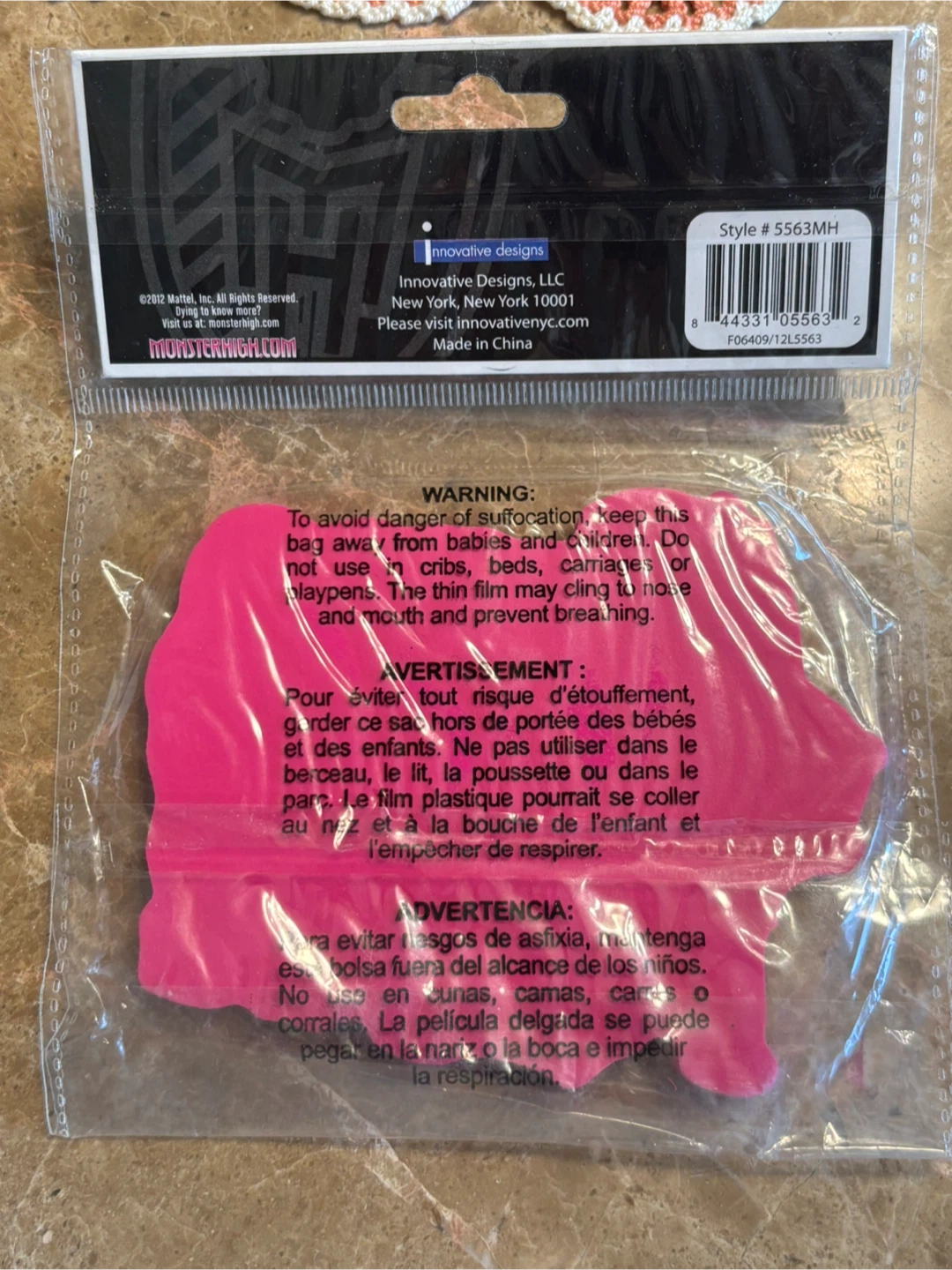 Monster high eraser new - photo 2