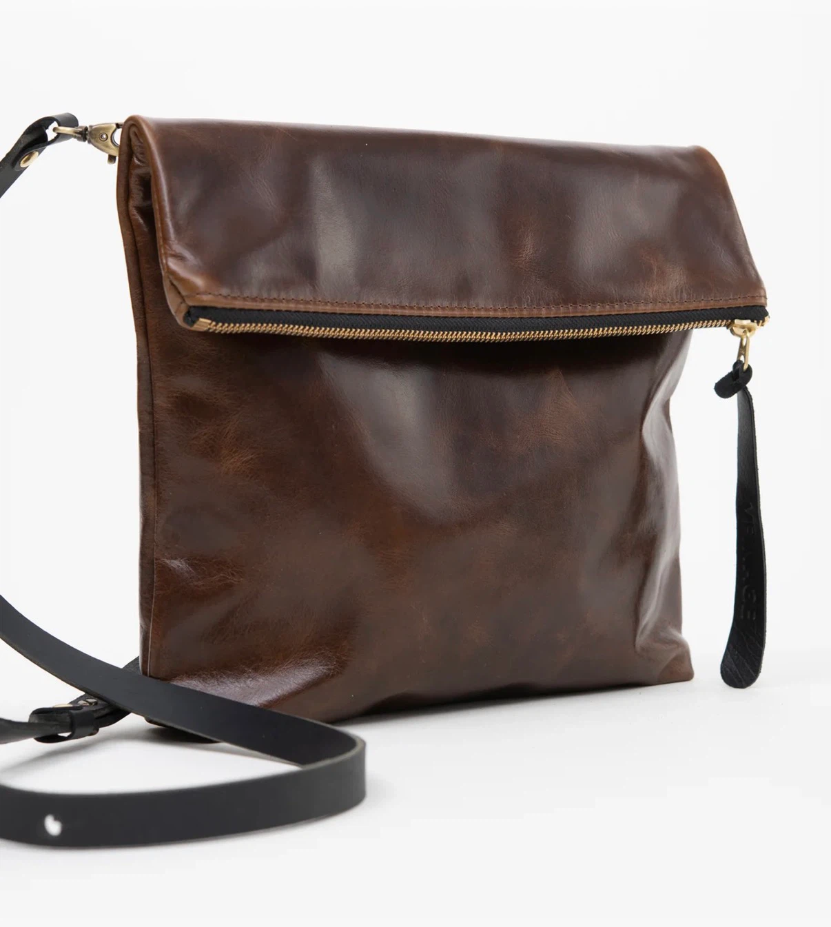 Veinage Bordeaux Leather Clutch and Crossbody Bag