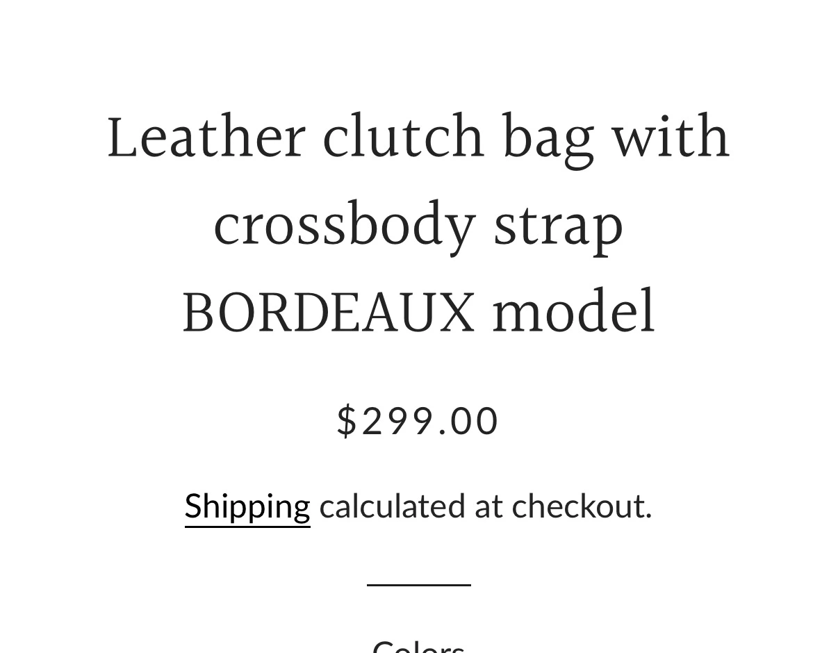 Veinage Bordeaux Leather Clutch and Crossbody Bag - photo 2