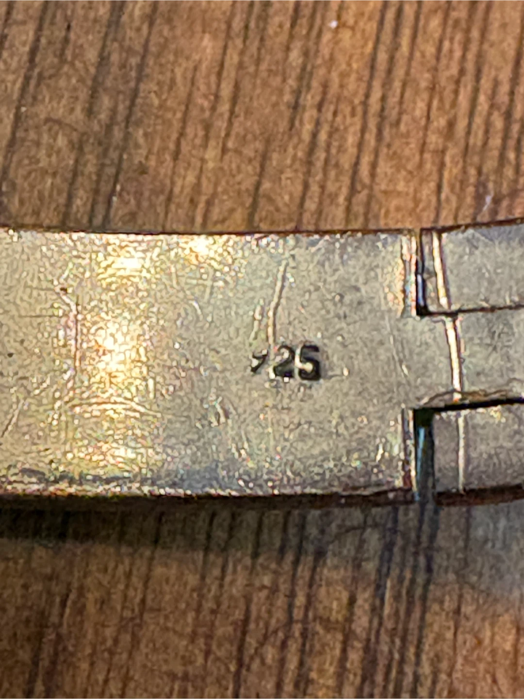 Vintage Sterling Silver Bangle - photo 3