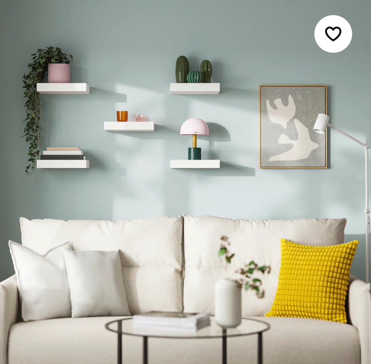 Ikea LACK Wall shelf, white