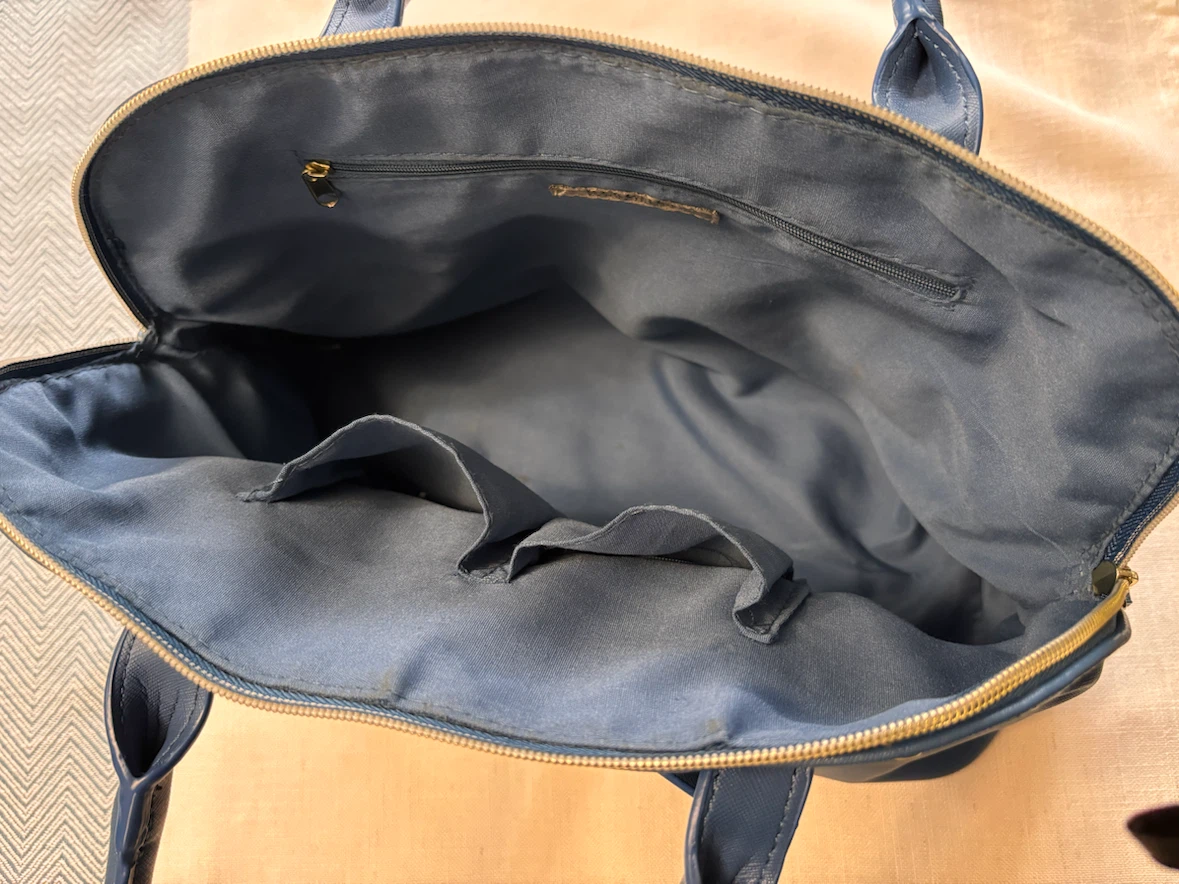 Kenneth Cole Reaction Blue Bow Tote Bag - photo 2