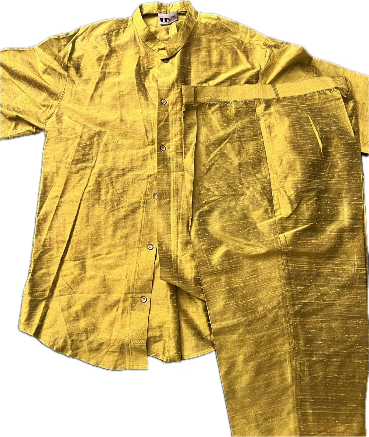 IM Gold Silk Menswear Set