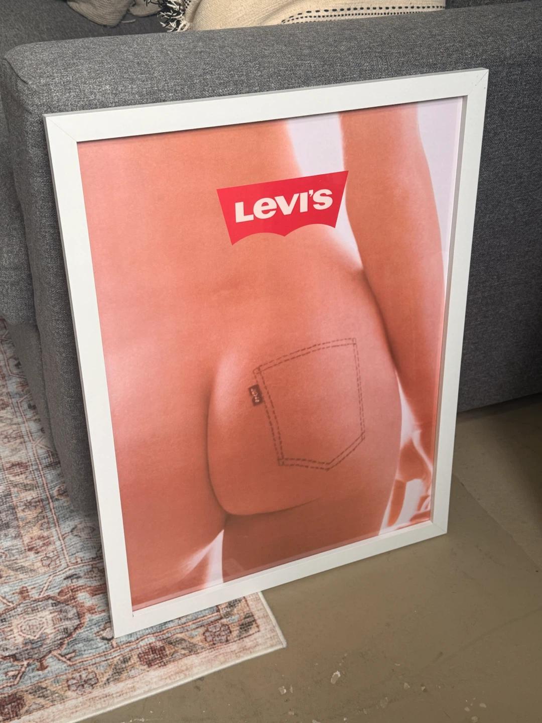 Framed Levi's Promotional Art - photo 3