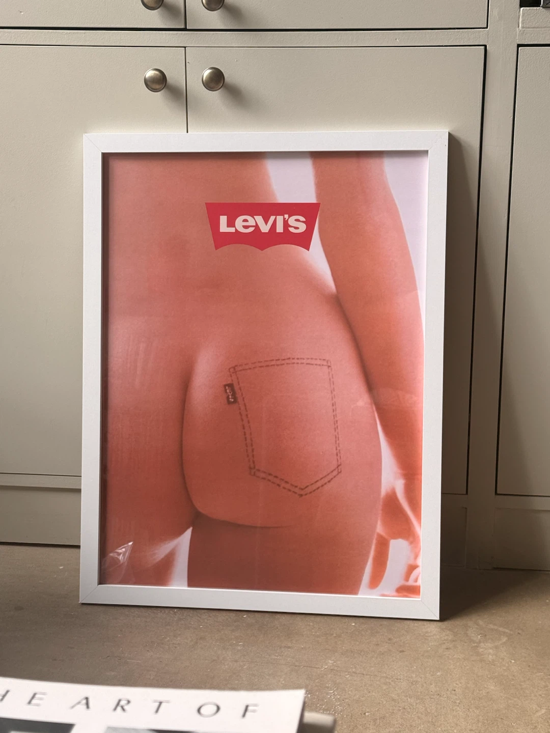 Framed Levi's Promotional Art - photo 4