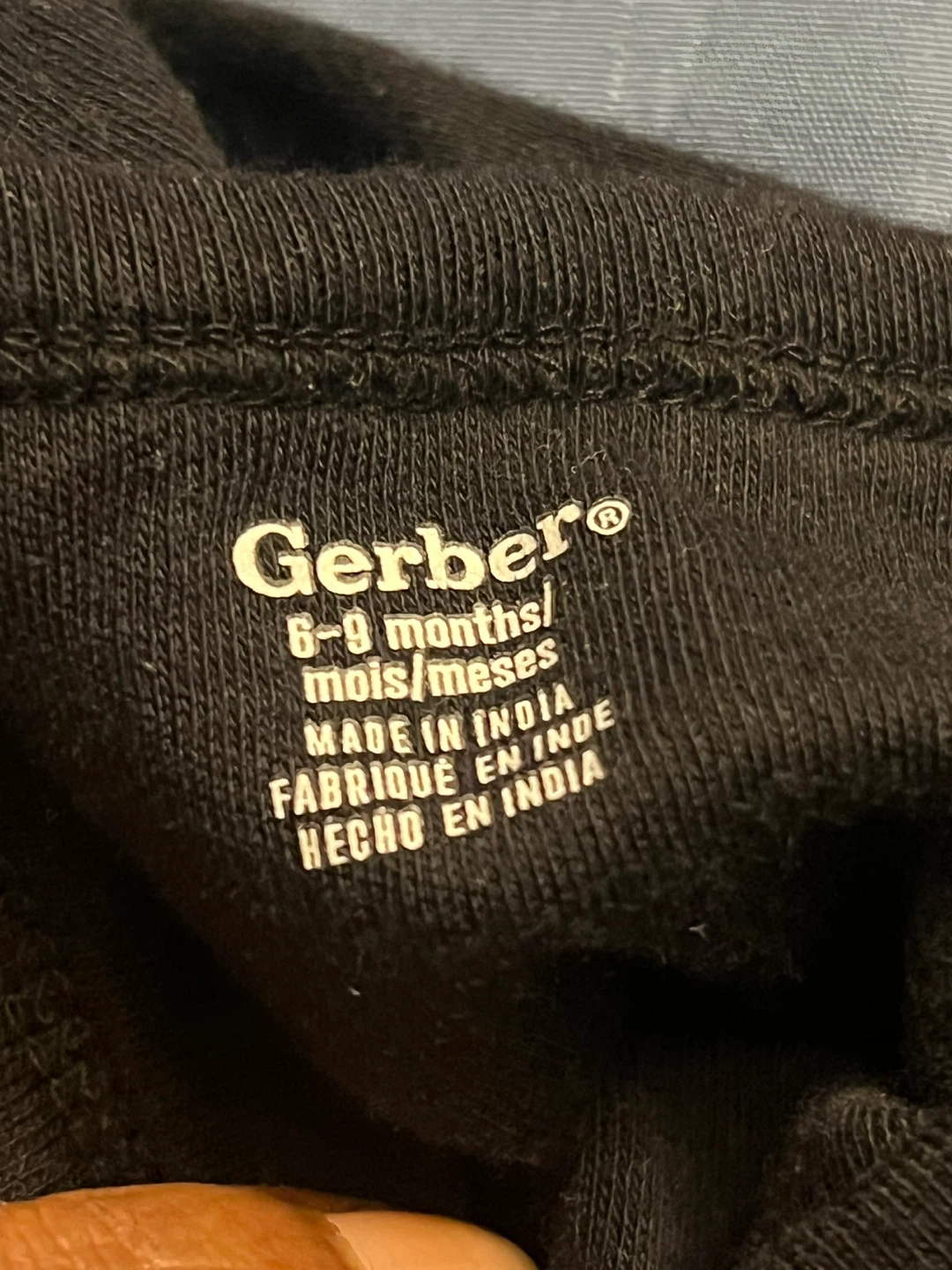 Gerber Baby Onesie Black Long Sleeve - photo 3