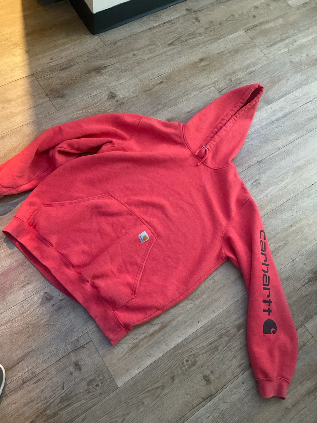 Carhartt Red Pullover Hoodie
