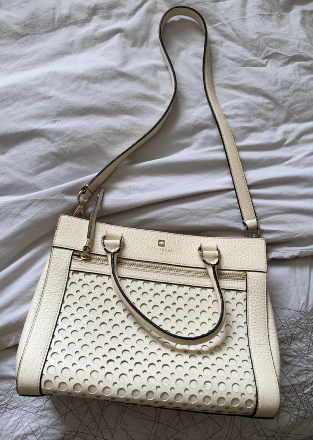 Kate Spade New York Perforated Leather Satchel - photo 2
