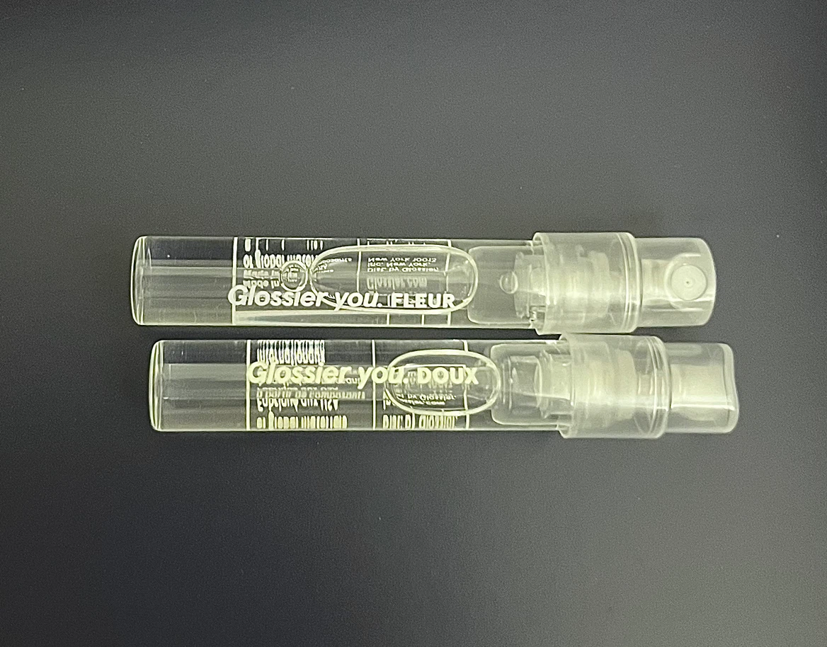 Glossier You Fleur and Doux Fragrance Samples