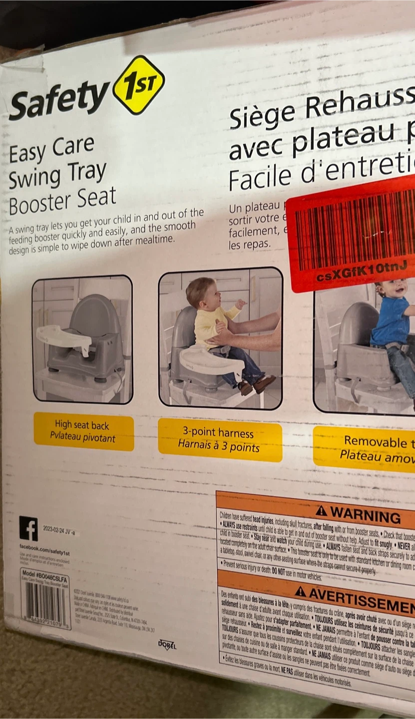 Safety 1st Easy Care Swing Tray Booster Seat - photo 5