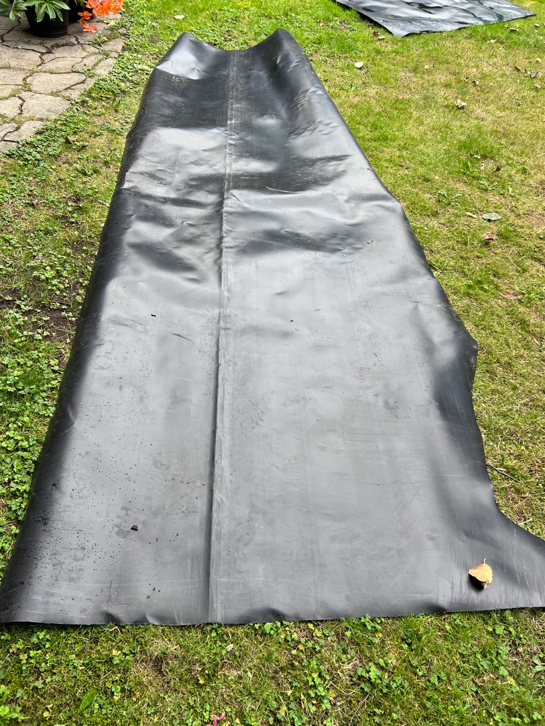 Black Rubber Flexible Pond Liner - Remnant