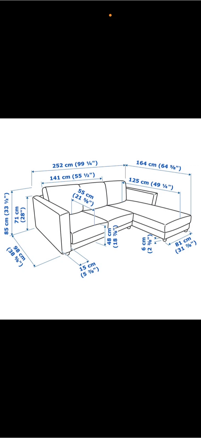 IKEA FRIHETEN Corner Sofa-bed with Storage, Dark Grey - photo 3
