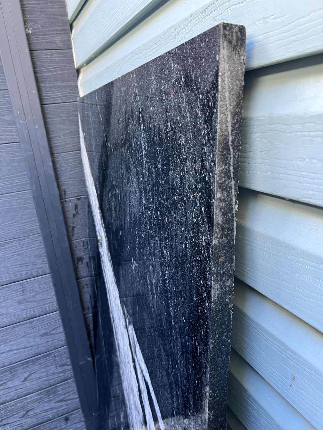 Black and white granite countertop slab - photo 3