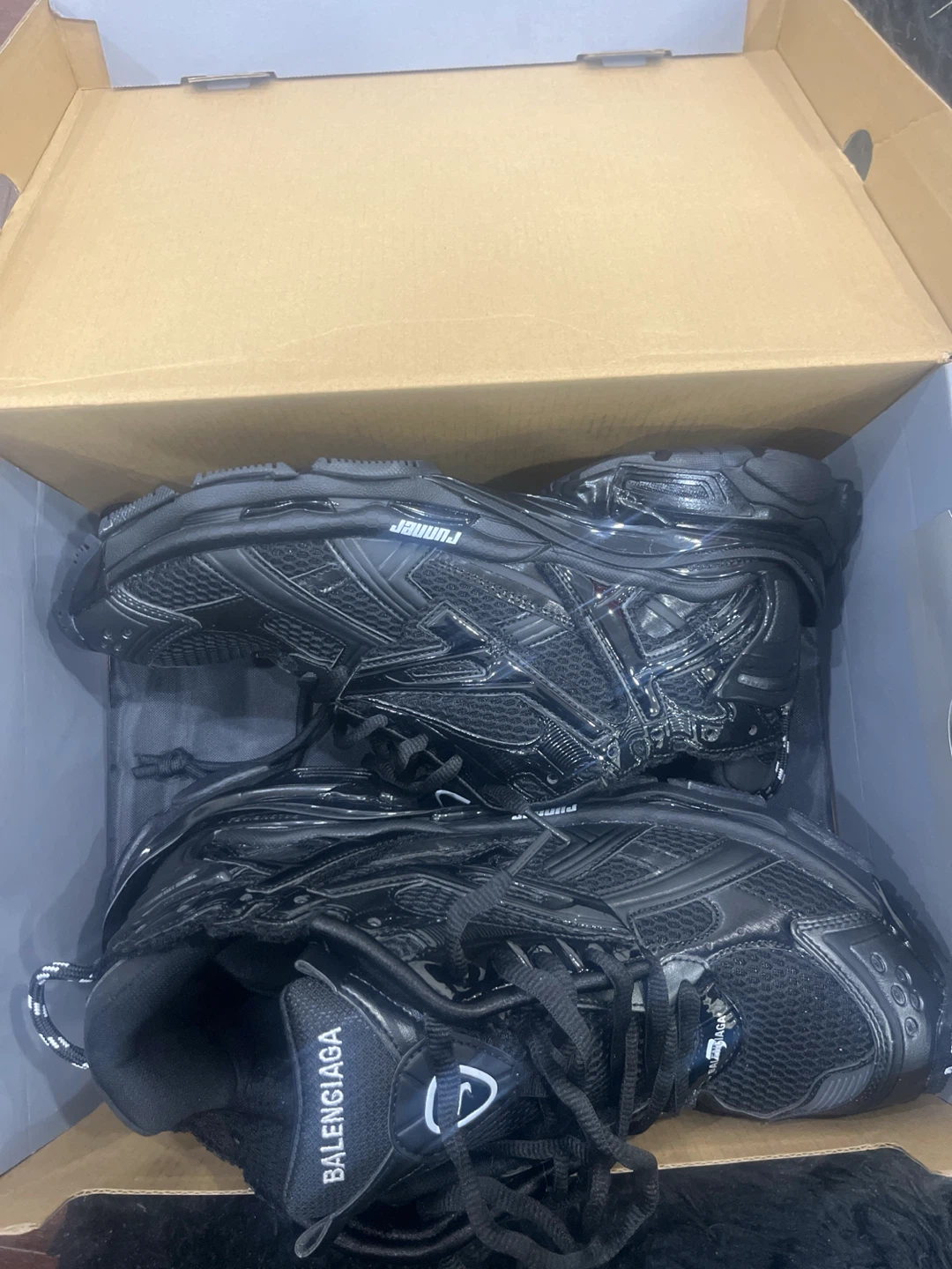 Balenciaga Runner Sneakers - Black