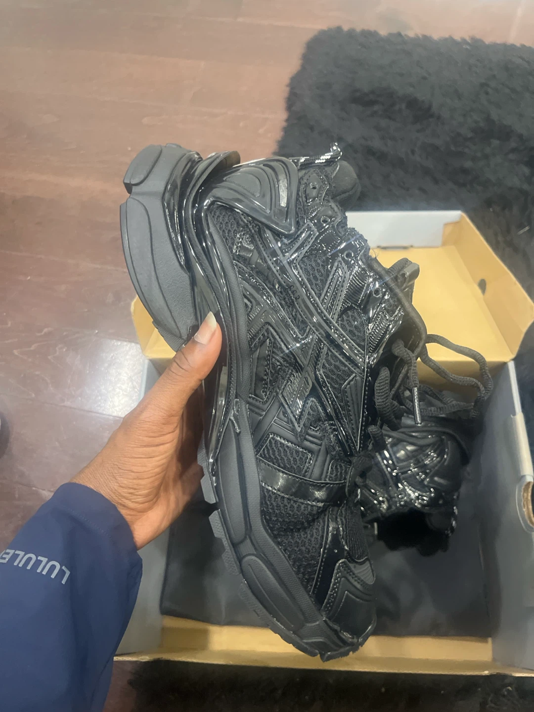 Balenciaga Runner Sneakers - Black - photo 3