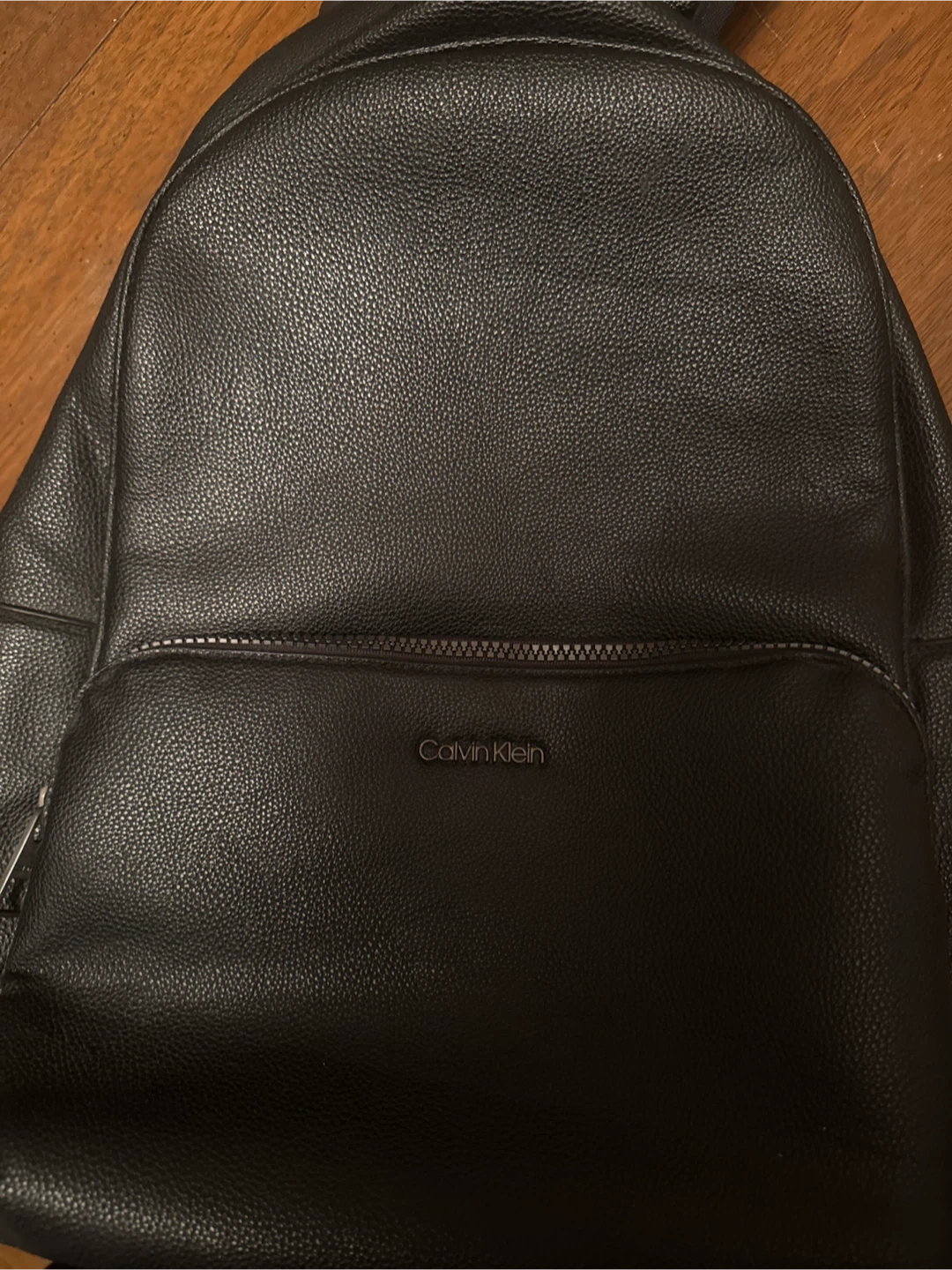 Calvin Klein Black Faux Leather Backpack - photo 3