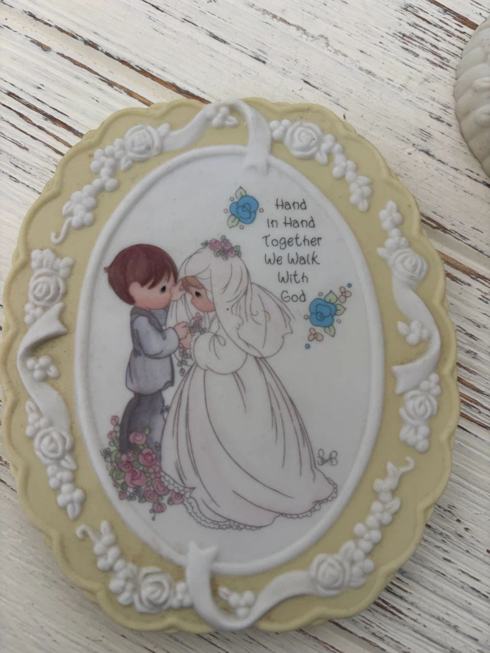 Precious Moments Wedding Cross and Plaque Set - photo 2