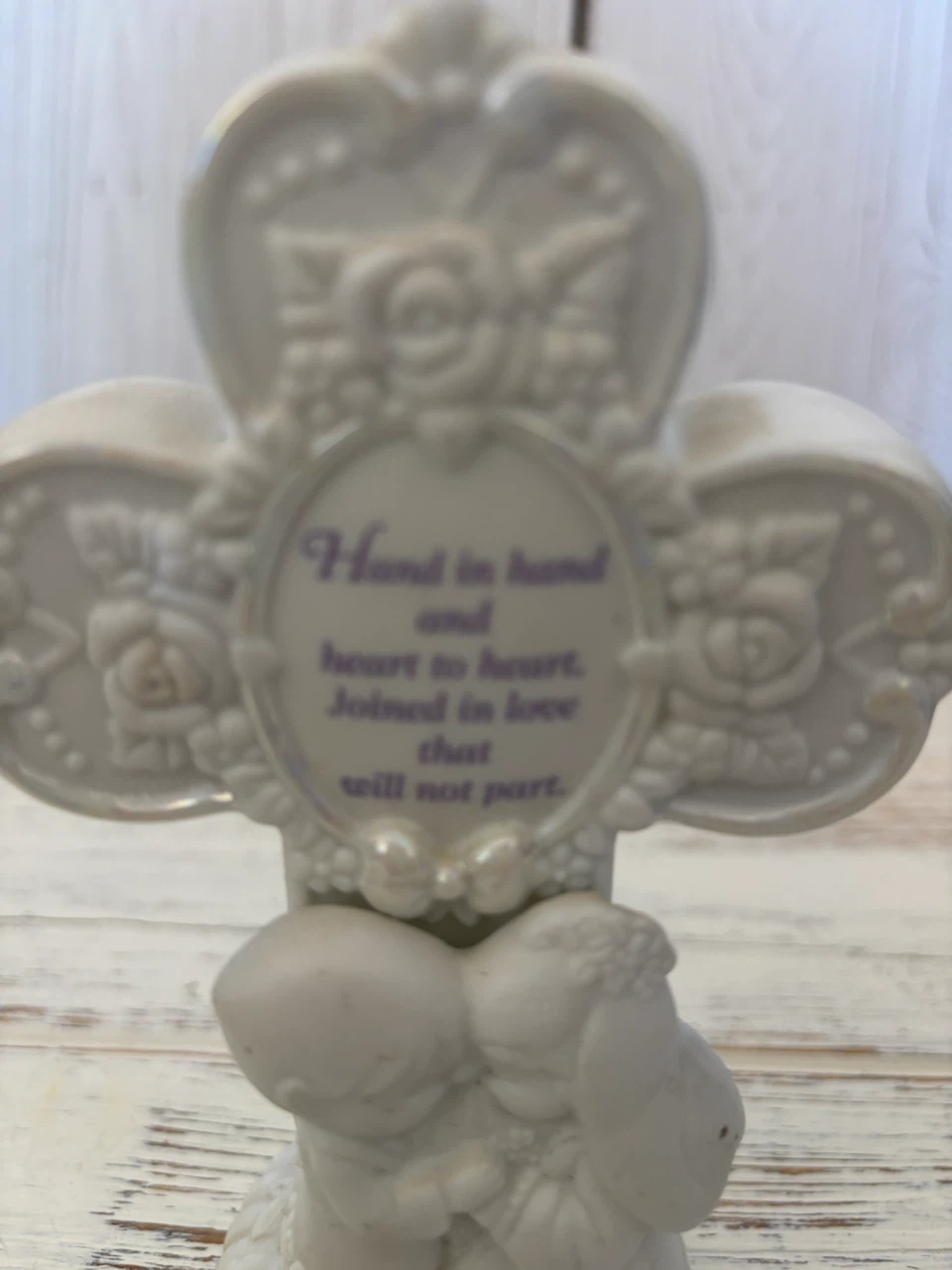 Precious Moments Wedding Cross and Plaque Set - photo 3